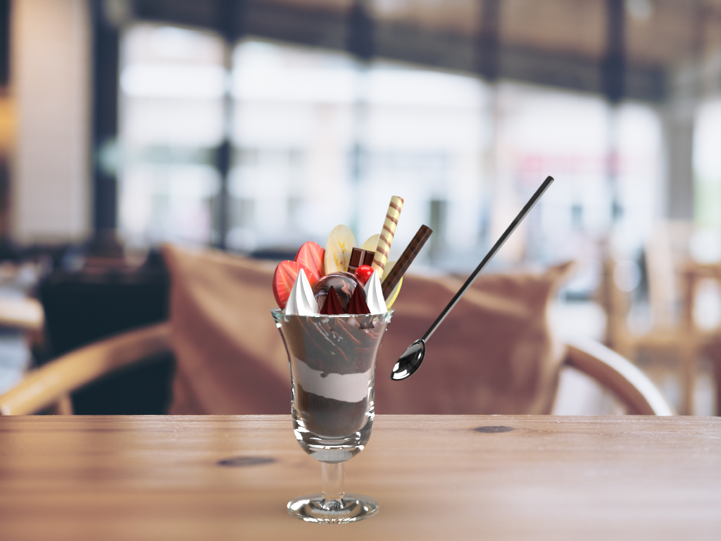 架空チョコレートパフェ