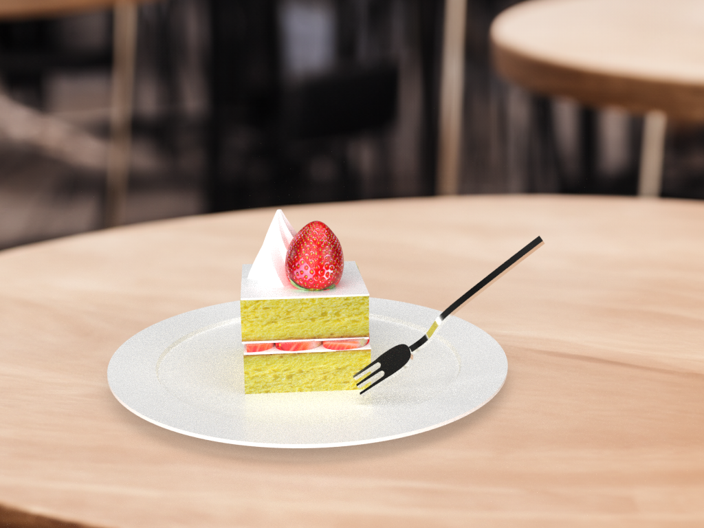 動画とケーキを更新