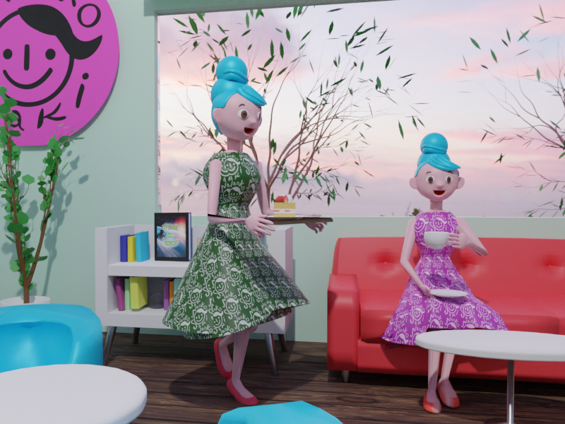 着々とできているカフェ